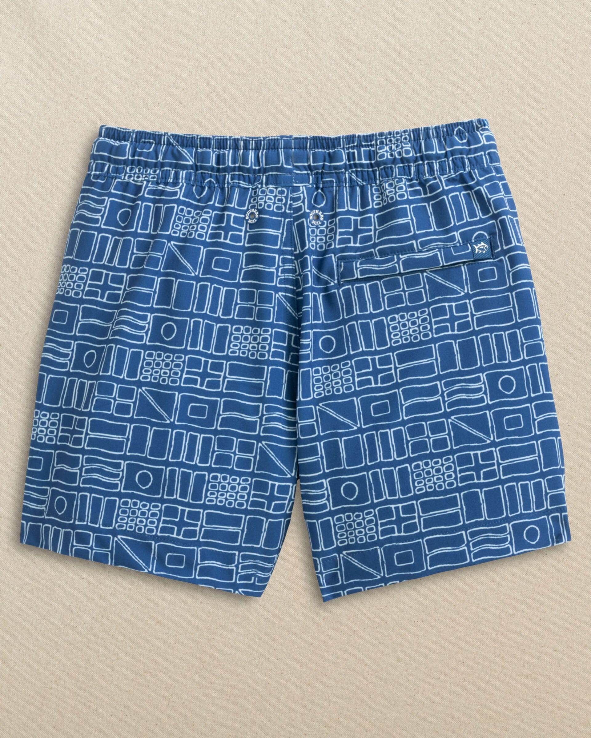 Boys Nautical Flags Swim Trunk