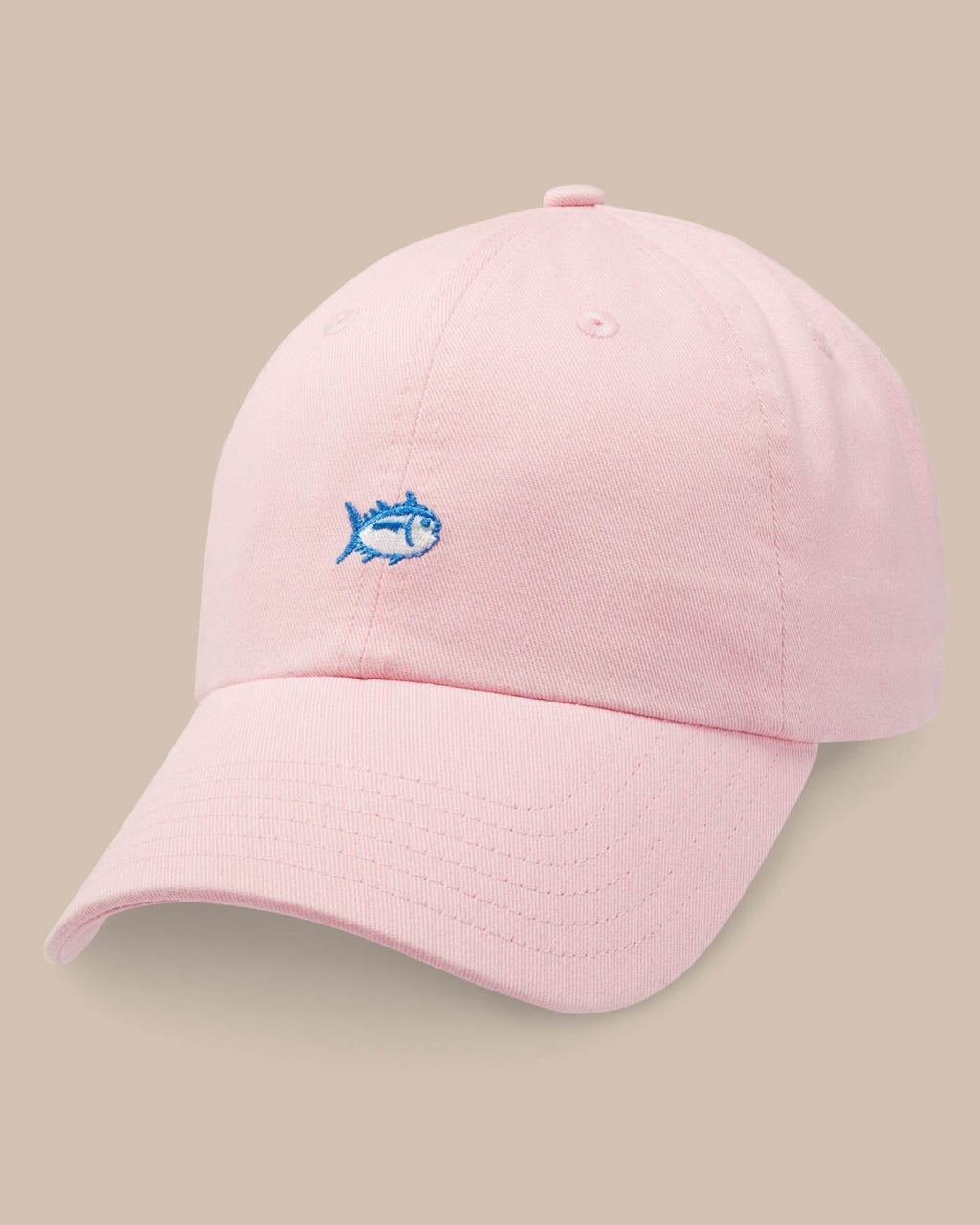 The front view of the Southern Tide Skipjack Hat by Southern Tide - Pink