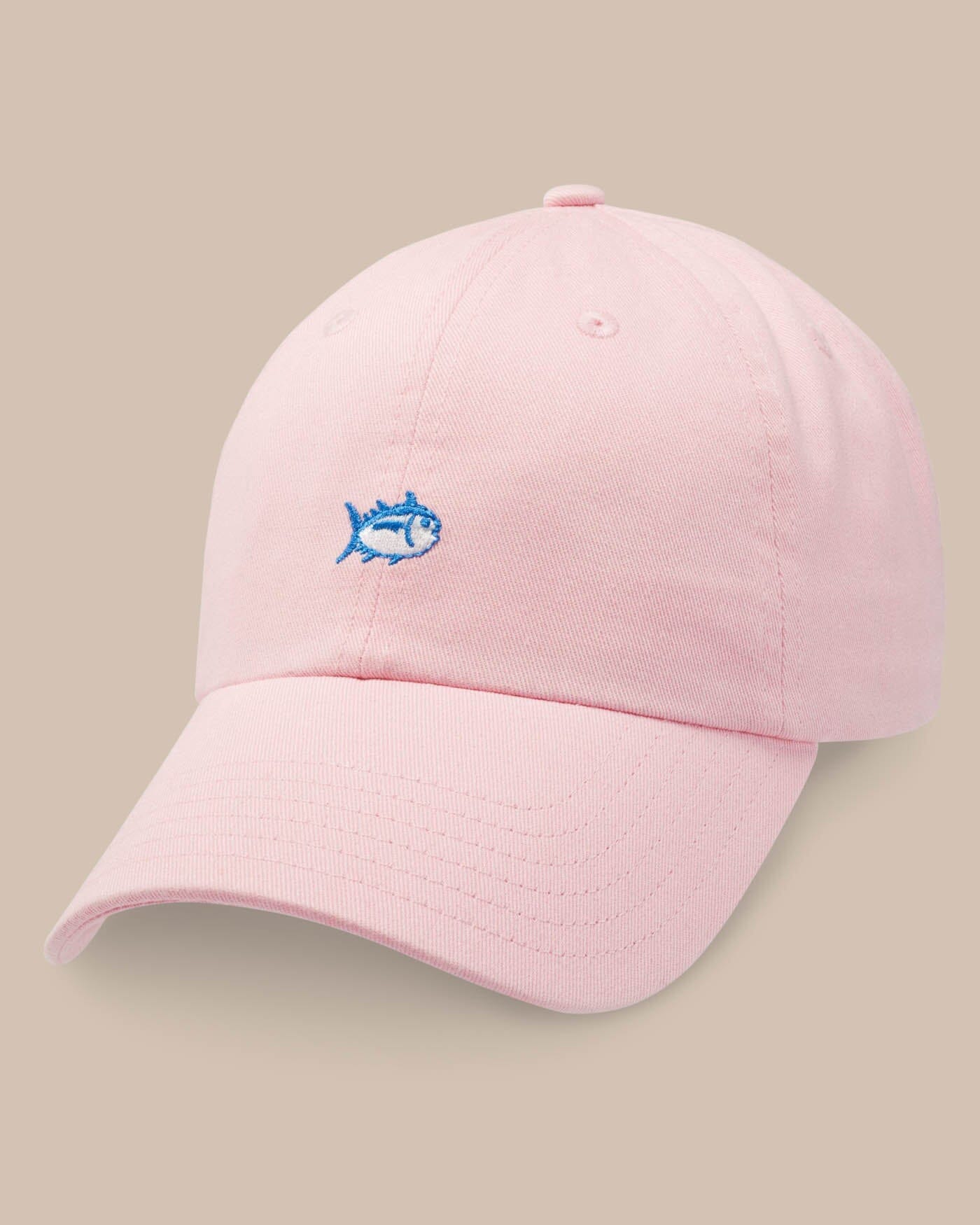 The front view of the Southern Tide Skipjack Hat by Southern Tide - Pink
